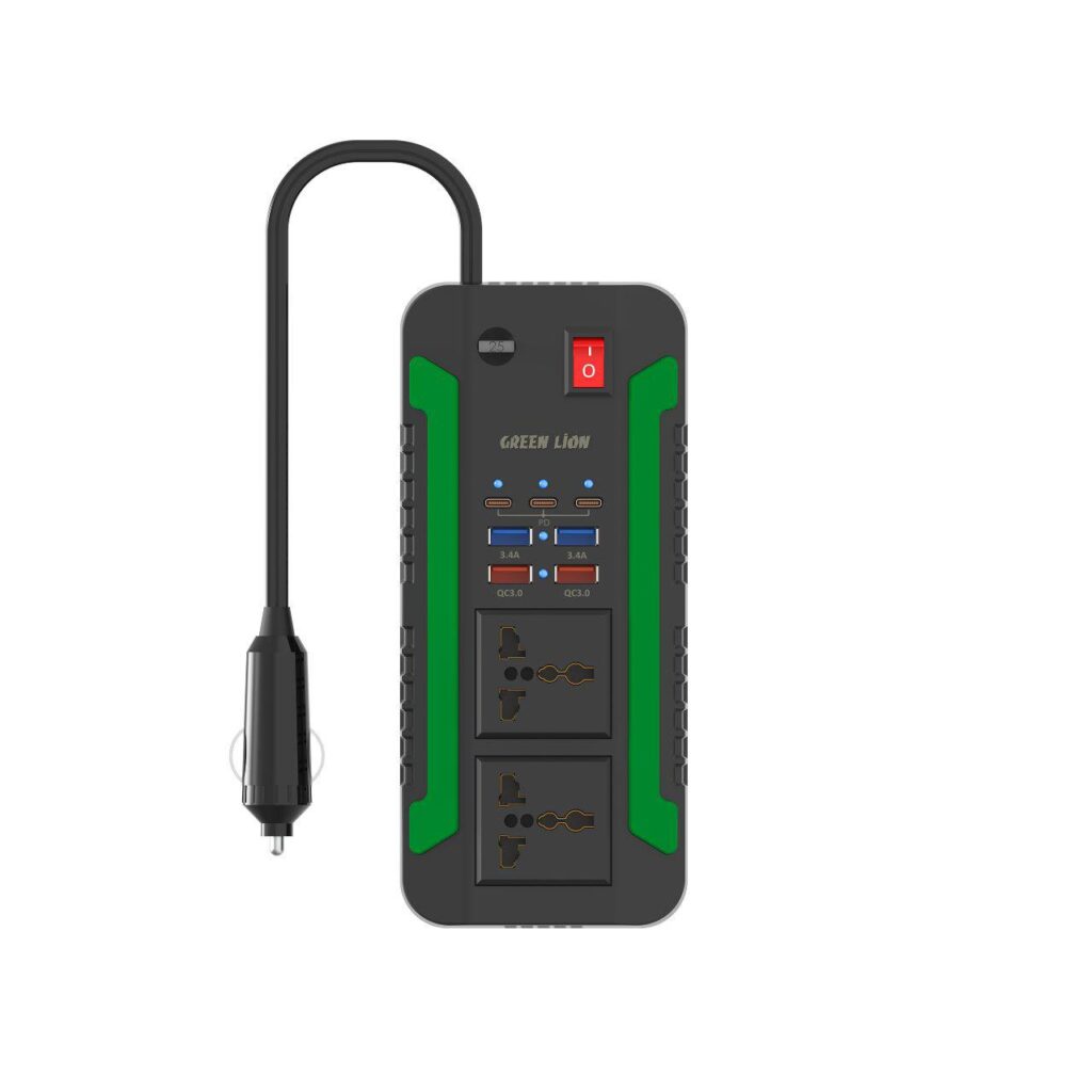 اینورتر فندکی خودرو گرین لاین مدل Spark 300