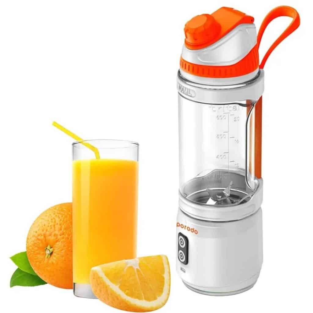 مخلوط کن و شیکر شارژی 700 میلی لیتر 240 وات پرودو مدل PD-PBLNDR