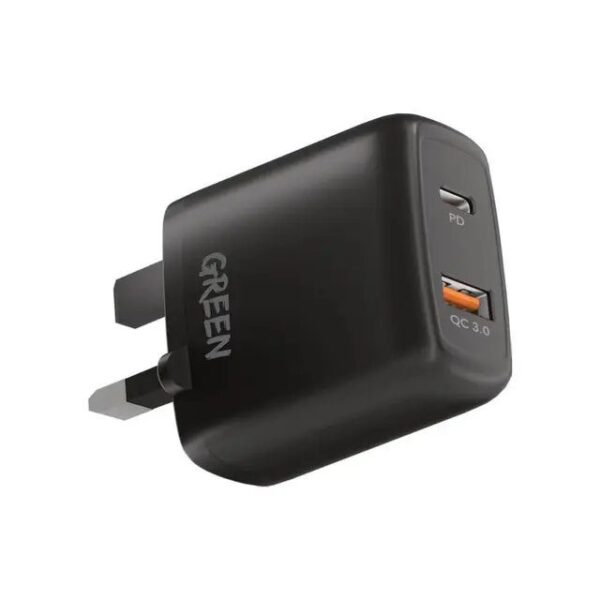 آداپتور دو پورت 20 وات گرین لاین GREEN LION USB Port Wall Charger 20W