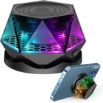 اسپیکر مغناطیسی و استند موبایل با نور RGB