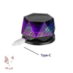 اسپیکر بلوتوثی مغناطیسی با نورپردازی RGB مدل G300 - Image 4