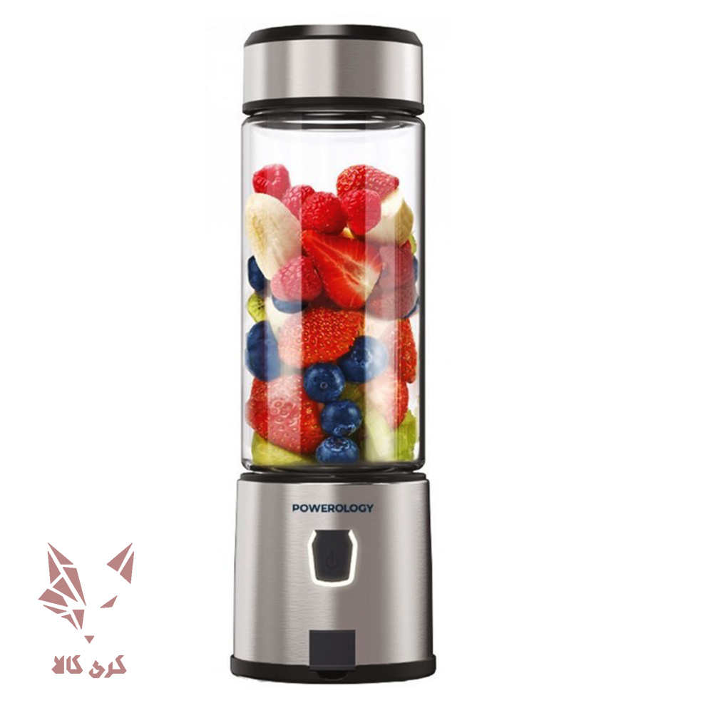شیکر پاورولوجی مدل شارژی 126W Portable گنجایش 0.45 لیتر