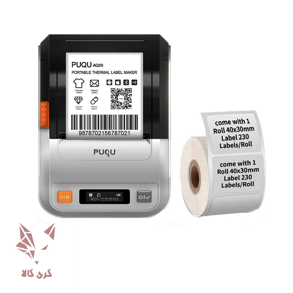 چاپگر لیبل هوشمند PUQU AQ00 قابل حمل